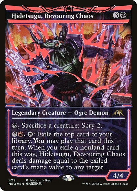 Hidetsugu, Devouring Chaos (NEO) (Foil) (Full Art) (#429)