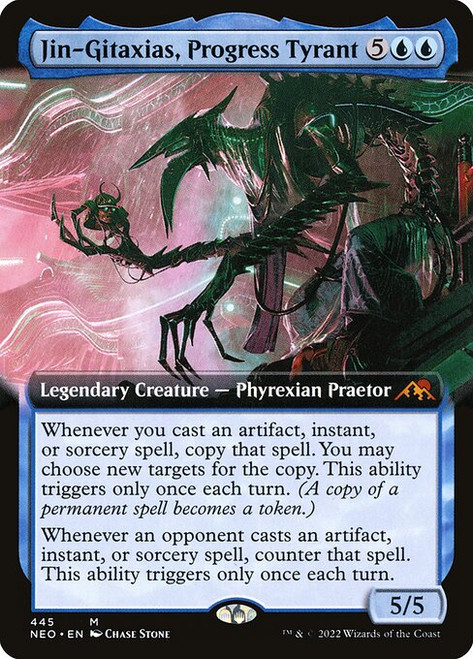 Jin-Gitaxias, Progress Tyrant (NEO) (Foil) (Extended Art) (#445)