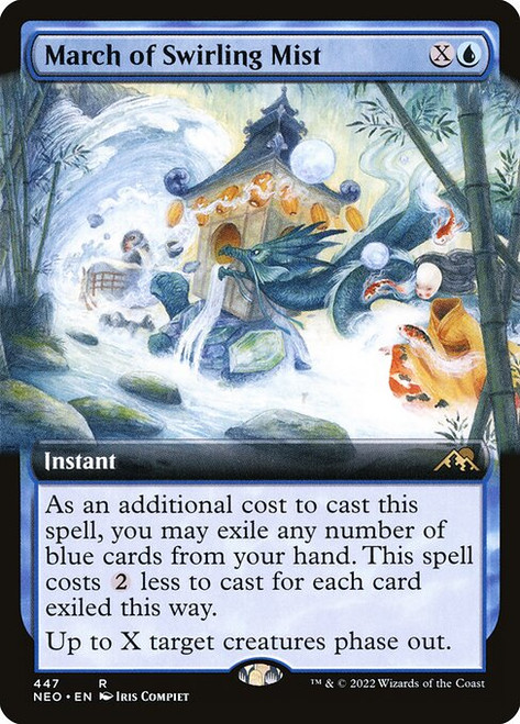 March of Swirling Mist (NEO) (Foil) (Extended Art) (#447)