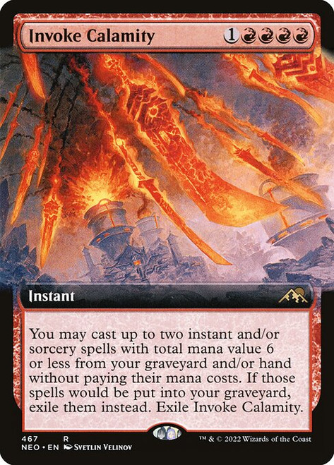 Invoke Calamity (NEO) (Foil) (Extended Art) (#467)
