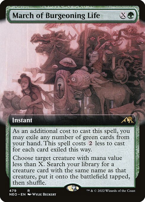 March of Burgeoning Life (NEO) (Extended Art) (#479)