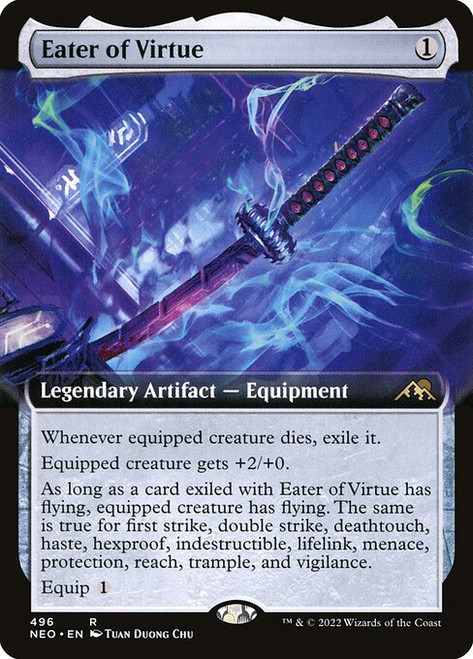 Eater of Virtue (NEO) (Foil) (Extended Art) (#496)