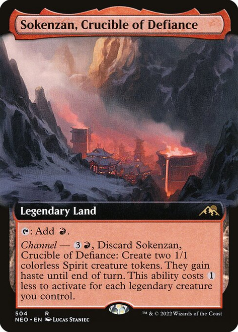 Sokenzan, Crucible of Defiance (NEO) (Foil) (Extended Art) (#504)