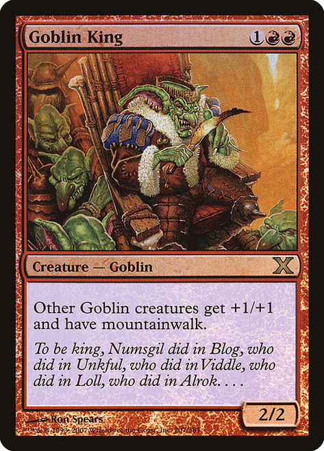 Goblin King (10E) (Foil) (#207★)