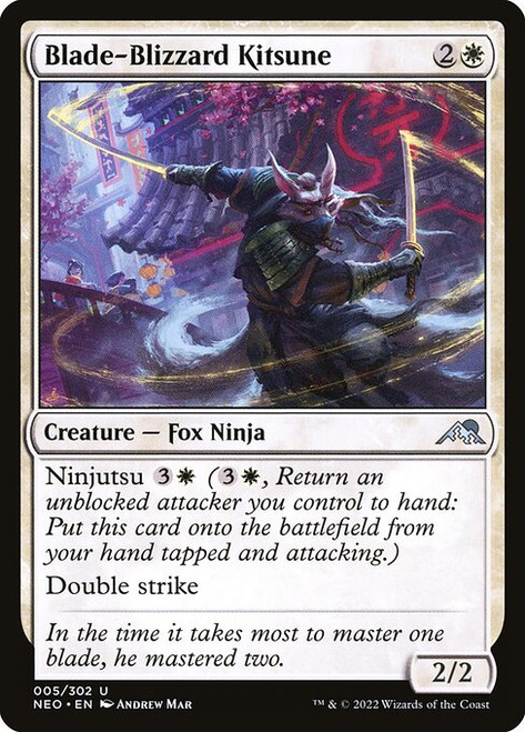 Blade-Blizzard Kitsune (NEO) (Foil) (#5)