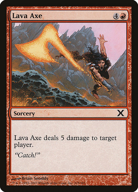 Lava Axe (10E) (Foil) (#215)