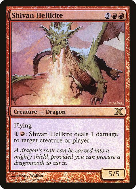 Shivan Hellkite (10E) (Foil) (#231★)