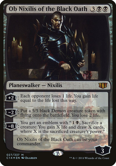 Ob Nixilis of the Black Oath (OC14) (Foil) (#27)