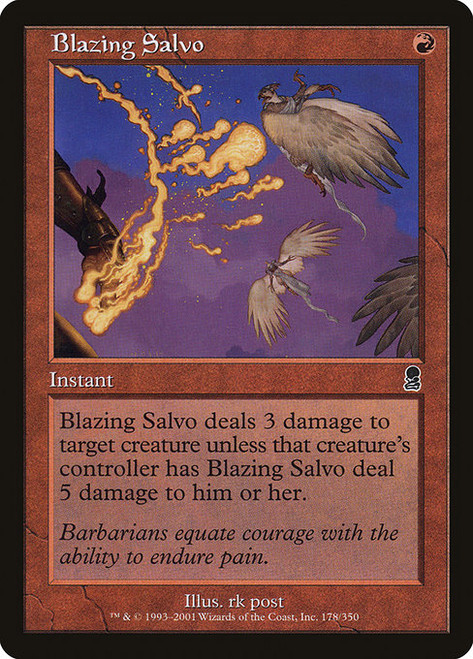 Blazing Salvo (ODY) (Foil) (#178)