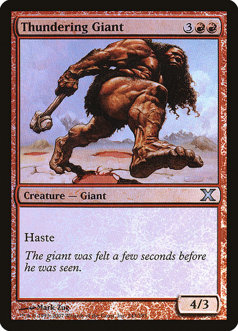 Thundering Giant (10E) (Foil) (#243★)