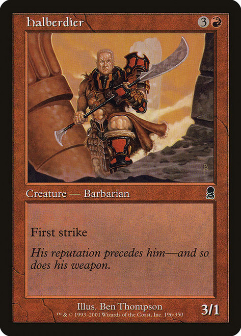 Halberdier (ODY) (Foil) (#196)