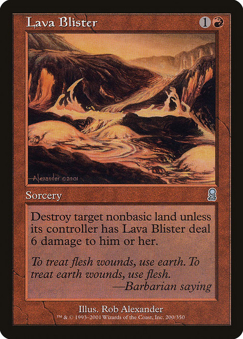 Lava Blister (ODY) (Foil) (#200)