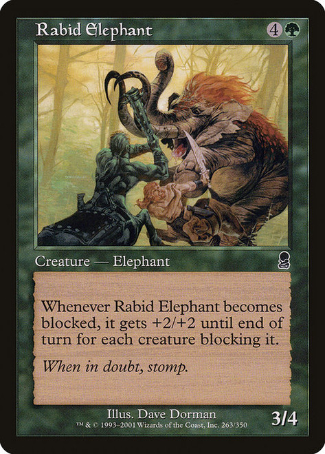 Rabid Elephant (ODY) (Foil) (#263)