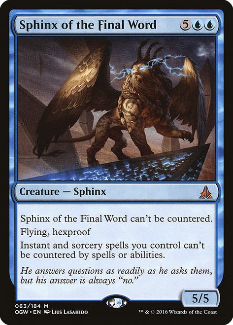 Sphinx of the Final Word (OGW) (#63)