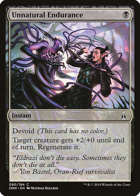 Unnatural Endurance (OGW) (Foil) (#80)