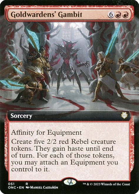 Goldwardens' Gambit (ONC) (Extended Art) (#51)