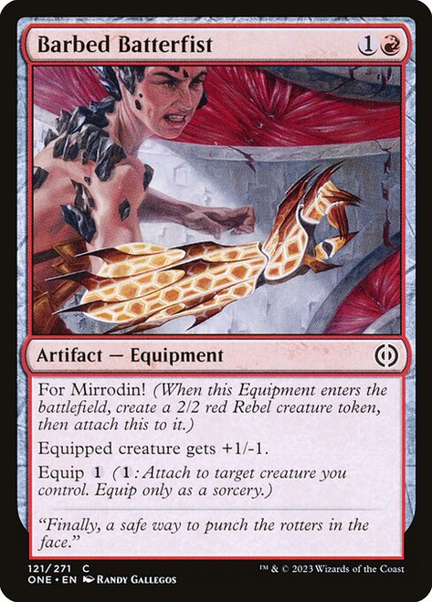 Barbed Batterfist (ONE) (Foil) (#121)