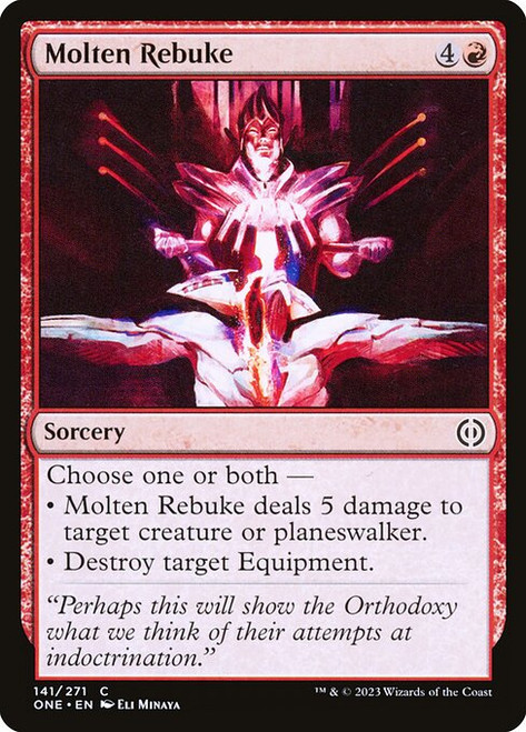 Molten Rebuke (ONE) (Foil) (#141)