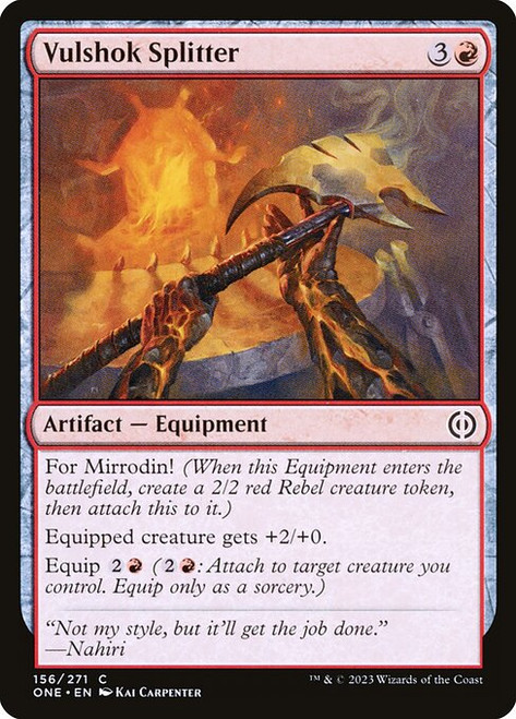 Vulshok Splitter (ONE) (Foil) (#156)