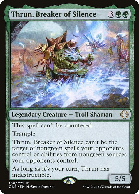 Thrun, Breaker of Silence (ONE) (Foil) (#186)