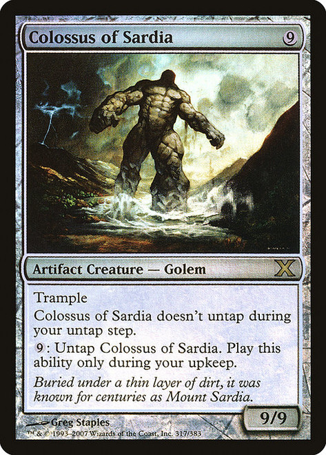 Colossus of Sardia (10E) (Foil) (#317★)