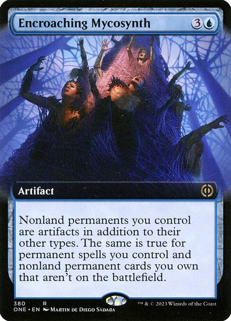 Encroaching Mycosynth (ONE) (Foil) (Extended Art) (#380)