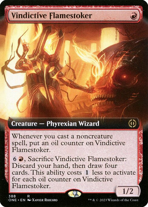 Vindictive Flamestoker (ONE) (Extended Art) (#388)