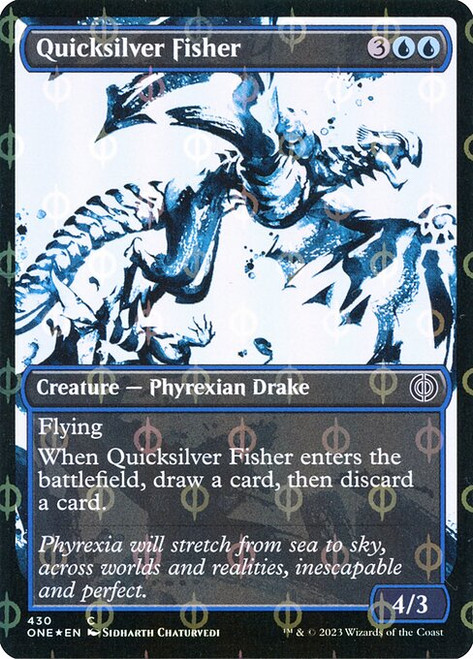 Quicksilver Fisher (ONE) (Step-and-Compleat Foil) (Showcase) (#430)