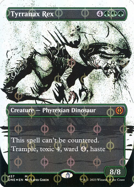 Tyrranax Rex (ONE) (Step-and-Compleat Foil) (Showcase) (#457)