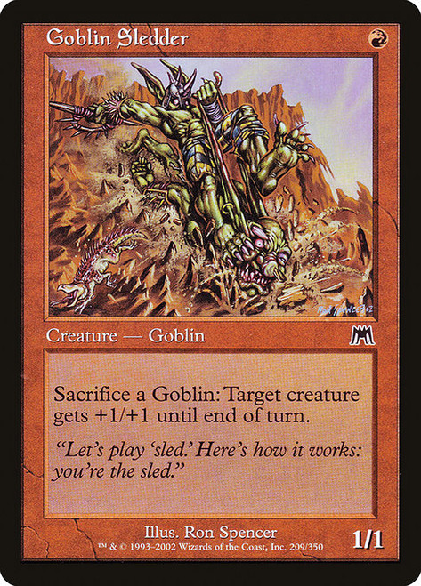 Goblin Sledder (ONS) (Foil) (#209)