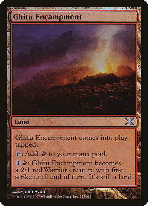 Ghitu Encampment (10E) (Foil) (#353★)