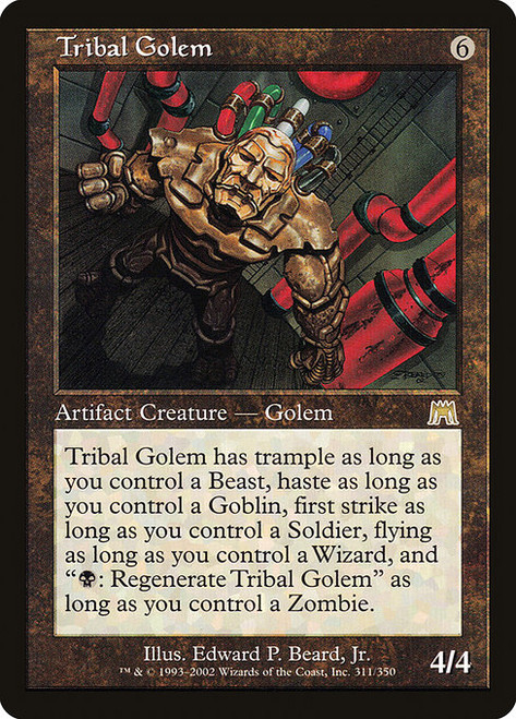Tribal Golem (ONS) (Foil) (#311)