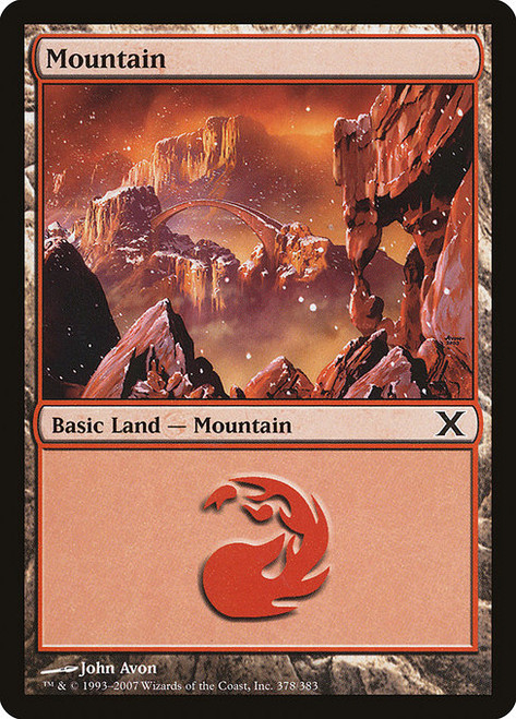 Mountain (10E) (Foil) (#378)