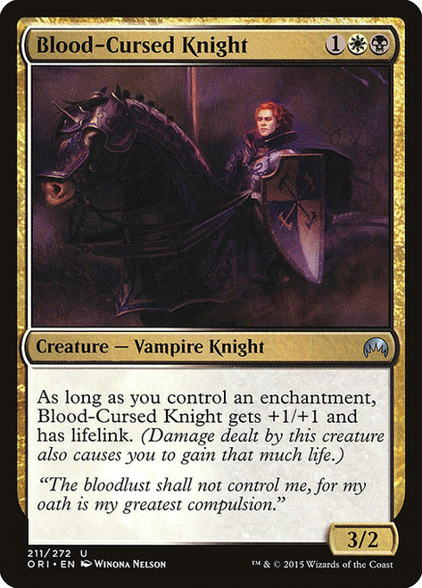 Blood-Cursed Knight (ORI) (Foil) (#211)
