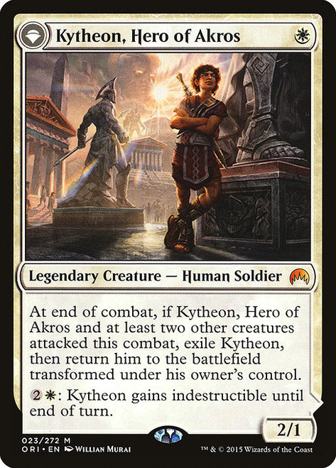 Kytheon, Hero of Akros // Gideon, Battle-Forged (ORI) (Foil) (#23)