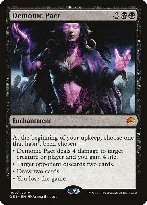 Demonic Pact (ORI) (Foil) (#92)
