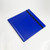 Carpeta Plástico 12 Bolsillos - Azul - Capacidad 480 Cartas