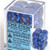 12 Blue w/gold Vortex 16mm D6 Dice Block - CHX27636