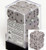 12 Dark Grey w/black Opaque 16mm D6 Dice Block - CHX25610