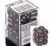 12 Smoke w/white Translucent 16mm D6 Dice Block - CHX23608