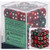 36 Green-Red /white Gemini 12mm D6 Dice Block - CHX26831