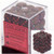 36 Black w/red Opaque 12mm D6 Dice Block - CHX25818