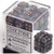 36 Black w/gold Lustrous 12mm D6 Dice Block - CHX27898