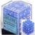36 Blue /white Frosted 12mm D6 Dice Block - CHX27806