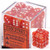 36 Orange w/white Phantom 12mm D6 Dice Block - CHX27883