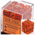 36 Orange w/black Vortex 12mm D6 Dice Block - CHX27833