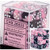 36 Black-Pink w/white Gemini 12mm D6 Dice Block - CHX26830