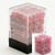 36 Pink w/gold Easter 12mm D6 Dice Block - CHXLE765