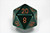 34mm Opaque d20 Dusty Green w/copper - XQ2015