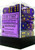 12 16mm Royal Purple w/Gold Borealis D6 Dice Set - CHX27867